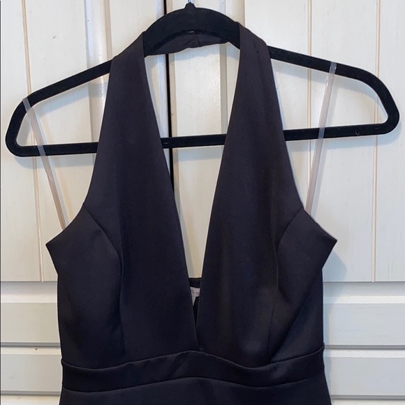 Low “V” Black Dress - Picture 3 of 3